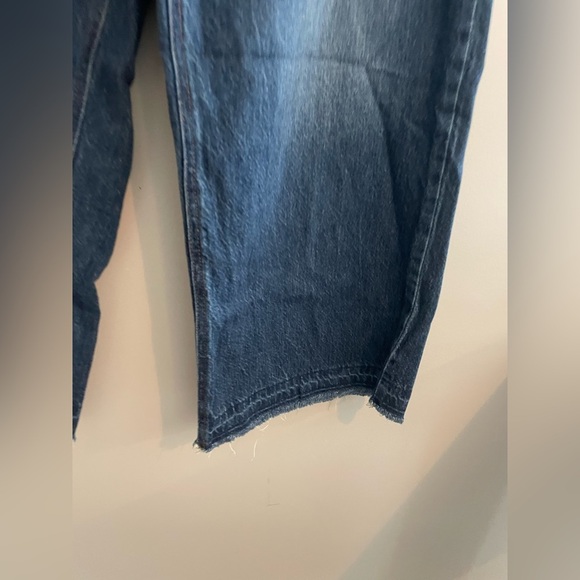 Sincerely Jules Wide Leg Dark Wash High Waisted Jeans - Picture 2 of 5